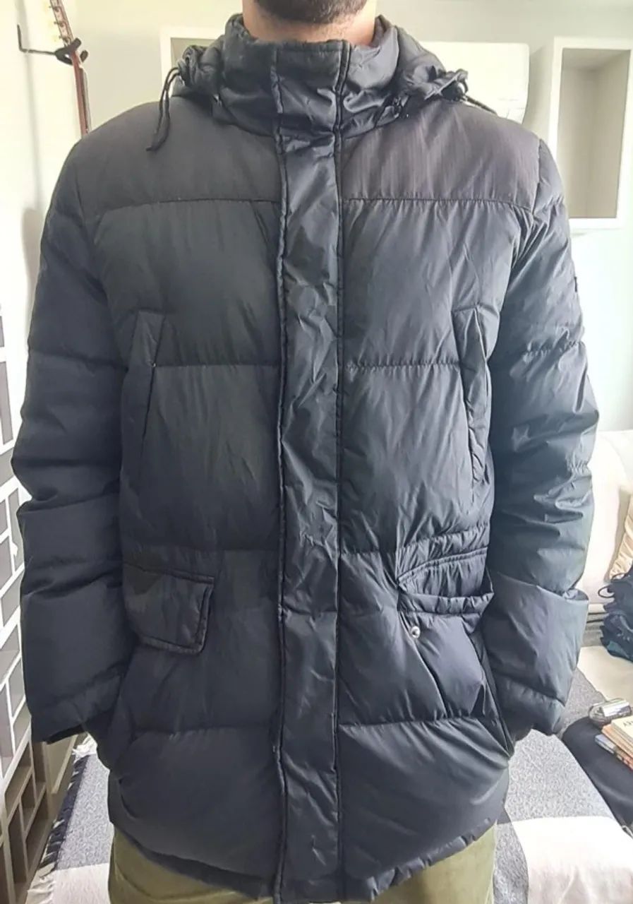 Jaqueta Puffer Tommy Hilfiger Original G com Capuz