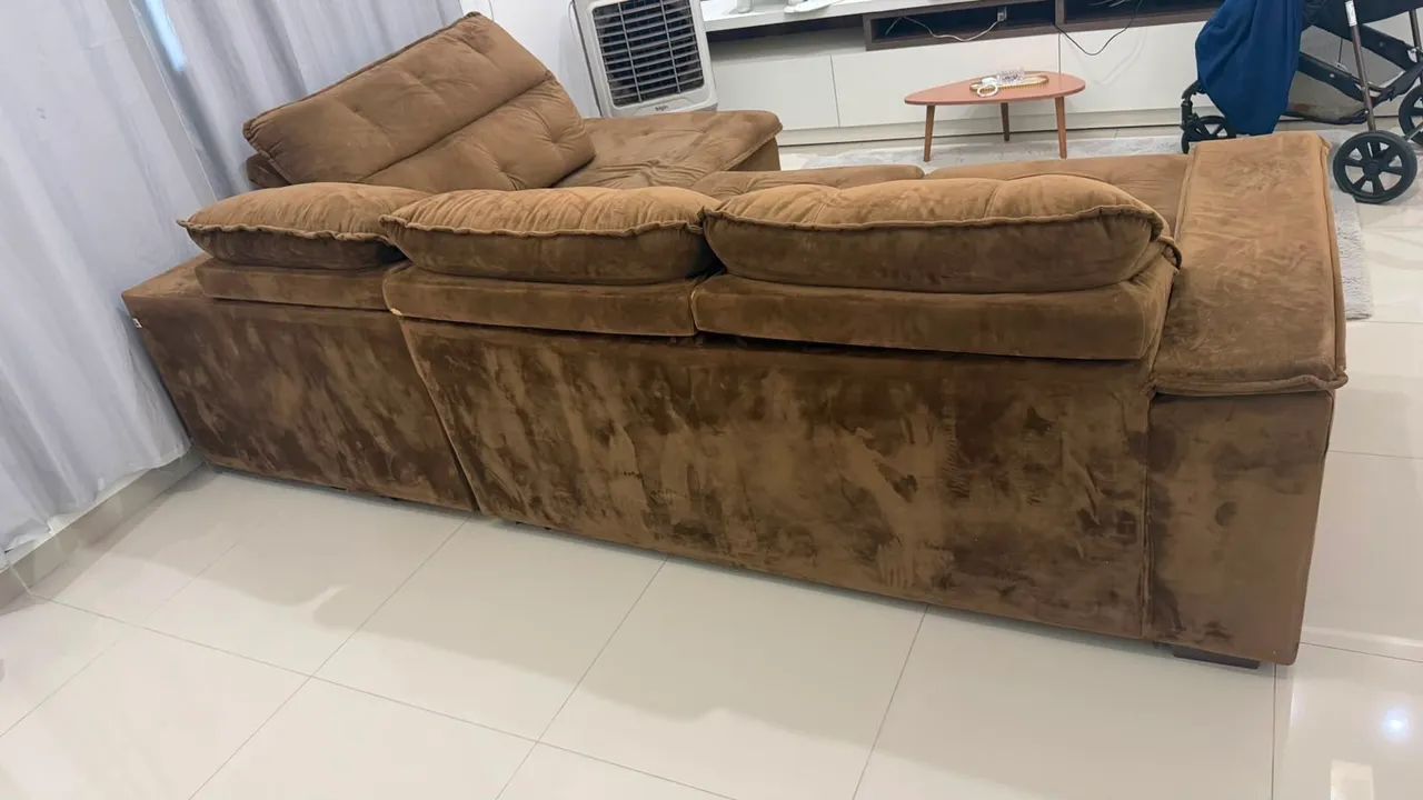 Vendo sofá retrátil 2,40m  - Foto 4