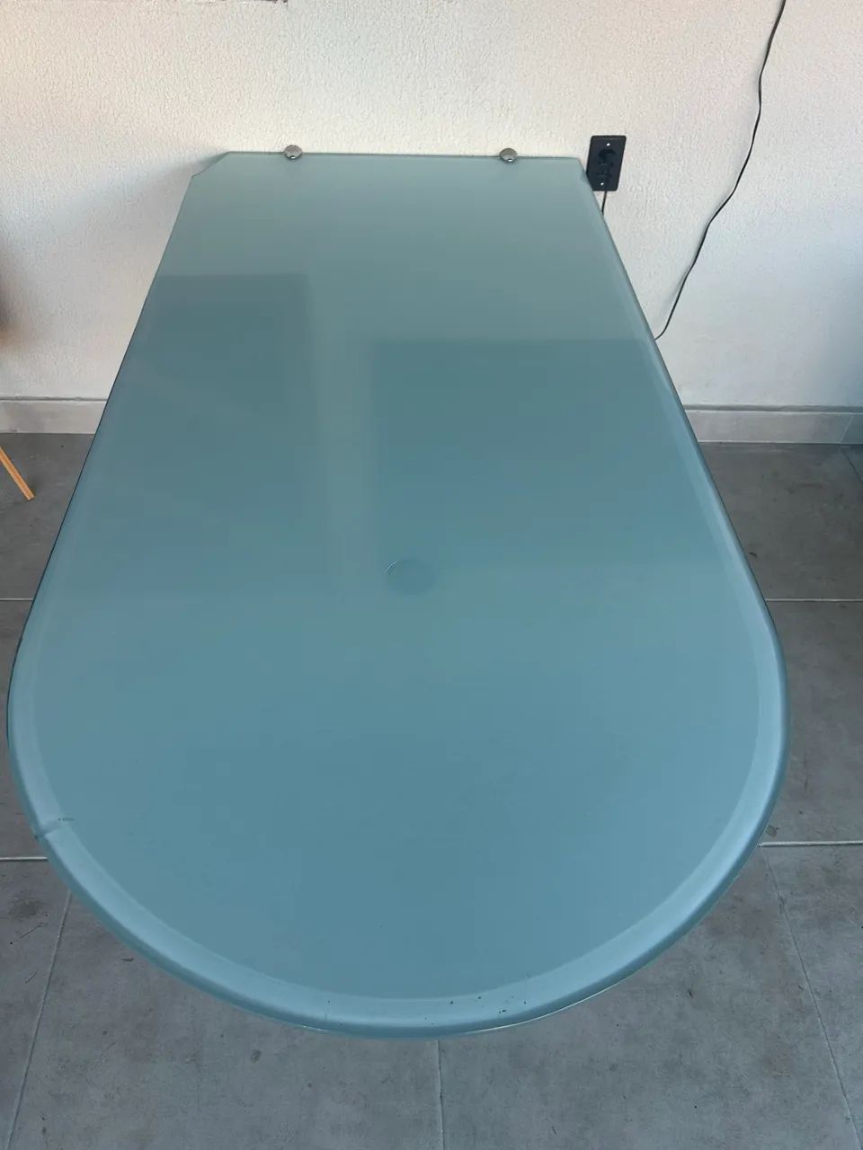 VENDO MESA DE VIDRO 1,76 X 82 - Foto 3