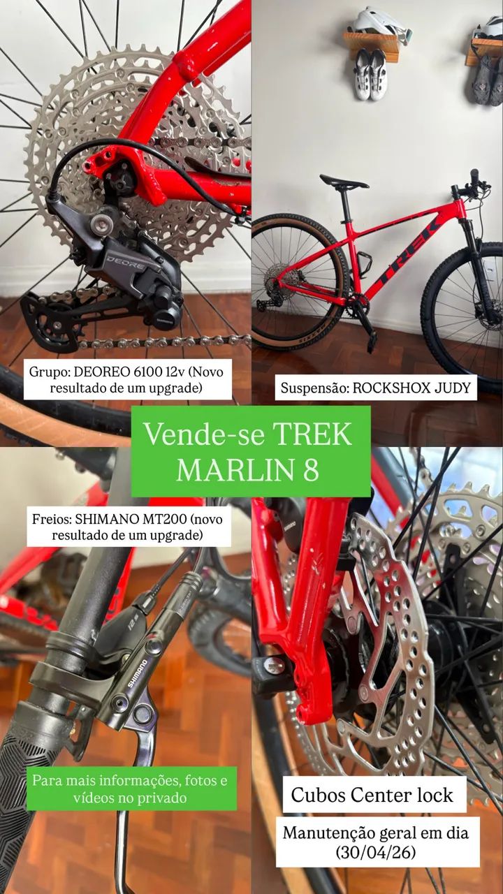 Bike trek Marlin 8 MTB - Ciclismo - Jardim da Penha, Vitória