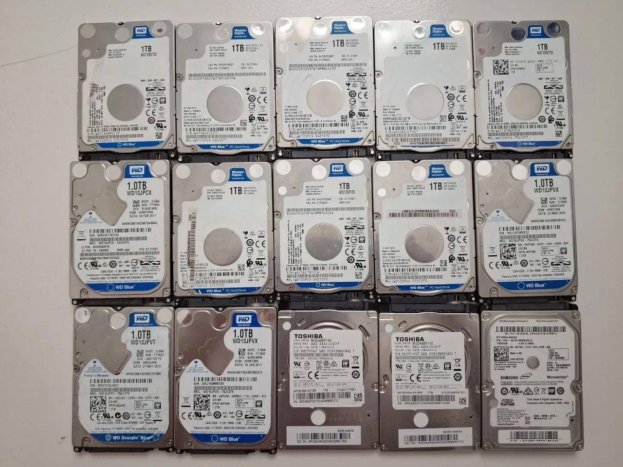 15 hds 1tb notebook 2.5  - Foto 2