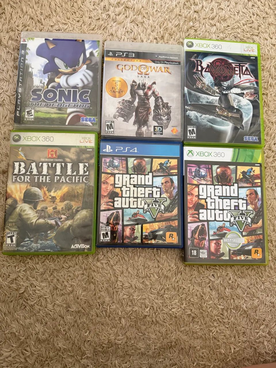 Jogos ps3 e Xbox 360 , ps4 100 cada 