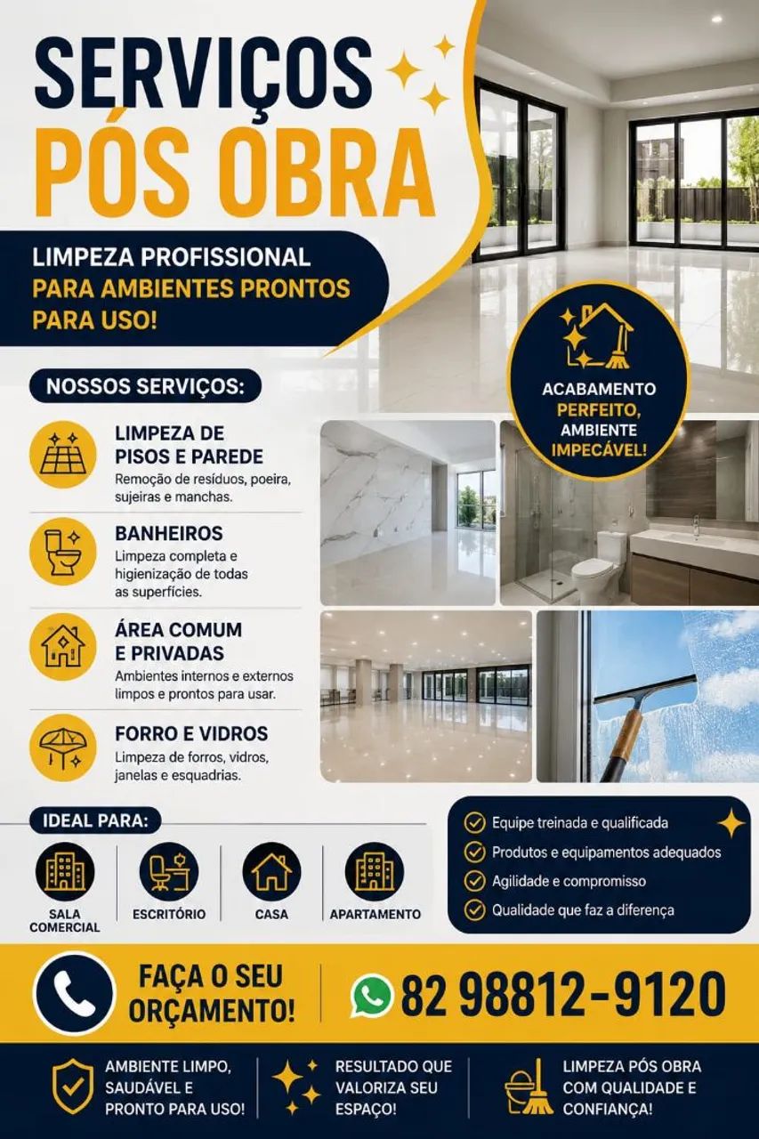 Serviços pós obras