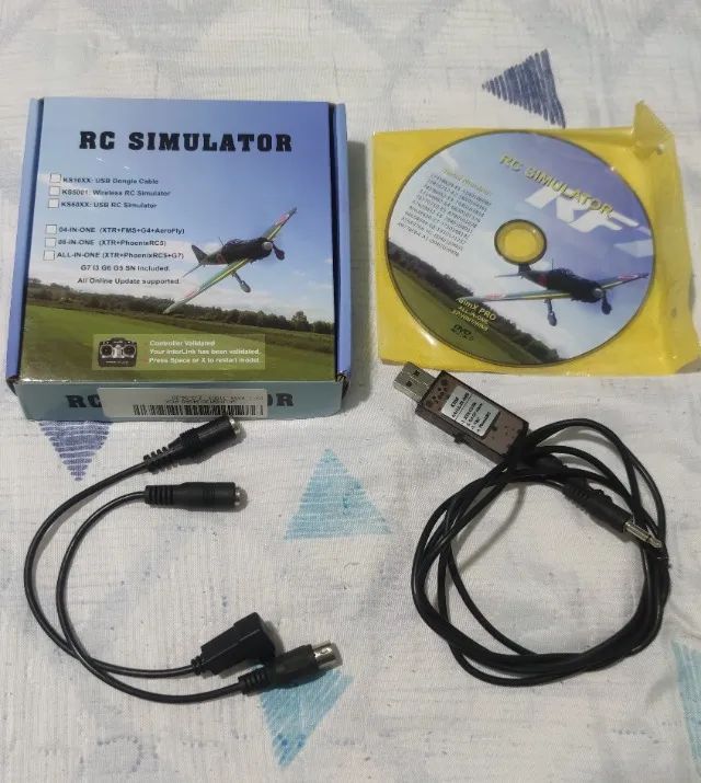 Controle Flysky FS-i6 FS I6 + Cabo RC Simulator - Foto 2