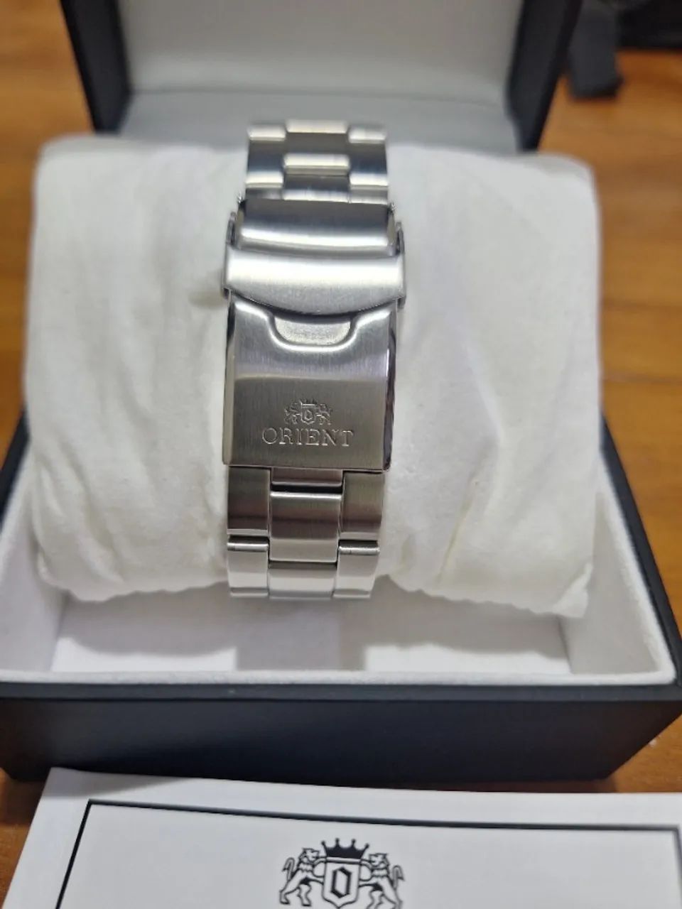 Relógio Orient Mako 40mm Automático Safira Novíssimo  - Foto 5
