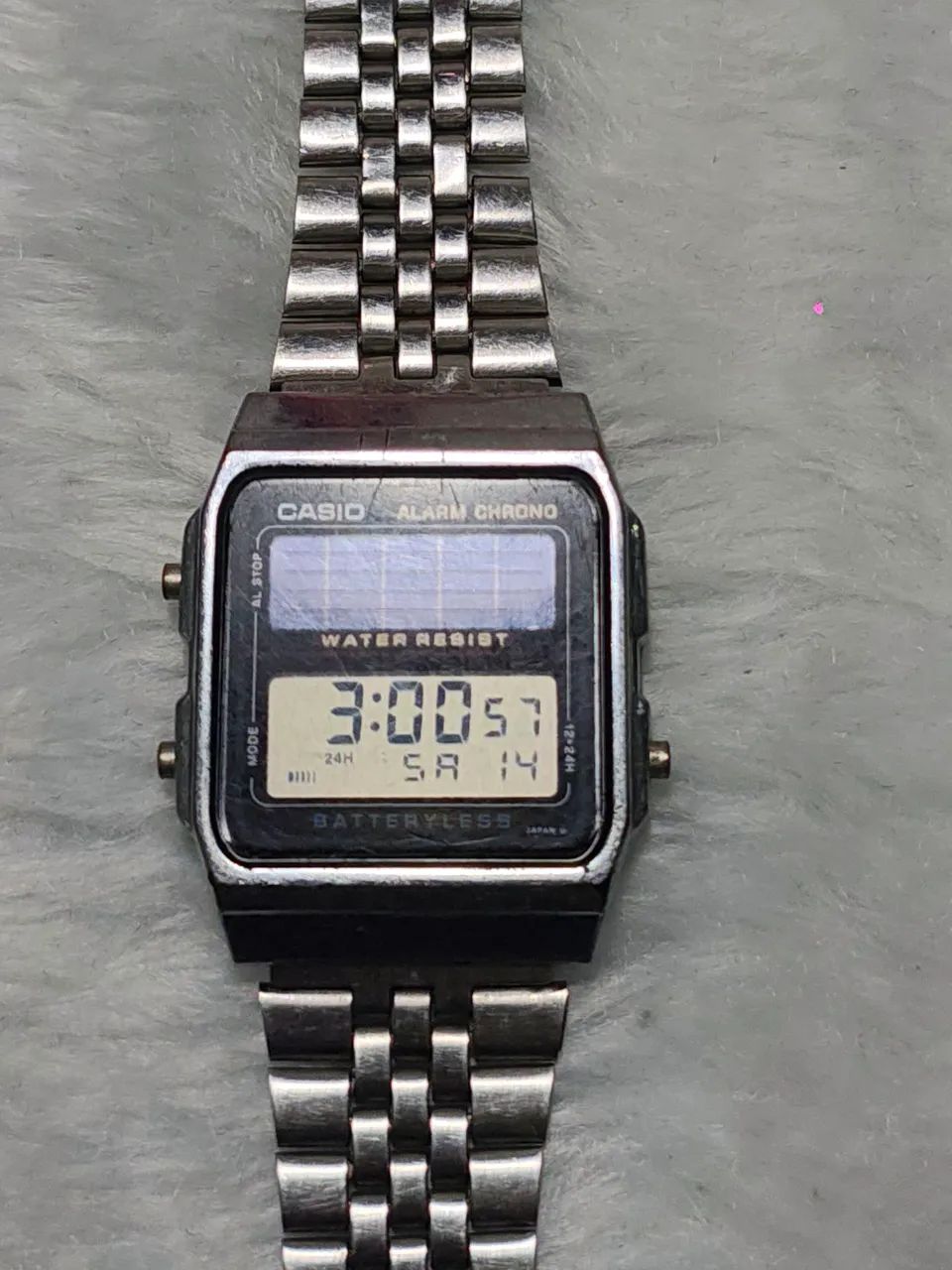 Relógio Casio AL 180 solar 2505 vintage raro - Acessórios - Cajuru