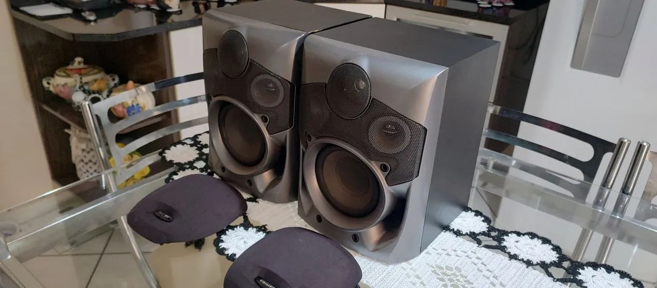 Caixas acústicas Philips fw 750c Aiwa Philips gradiente jvc panasonic cce Sharp  - Foto 3