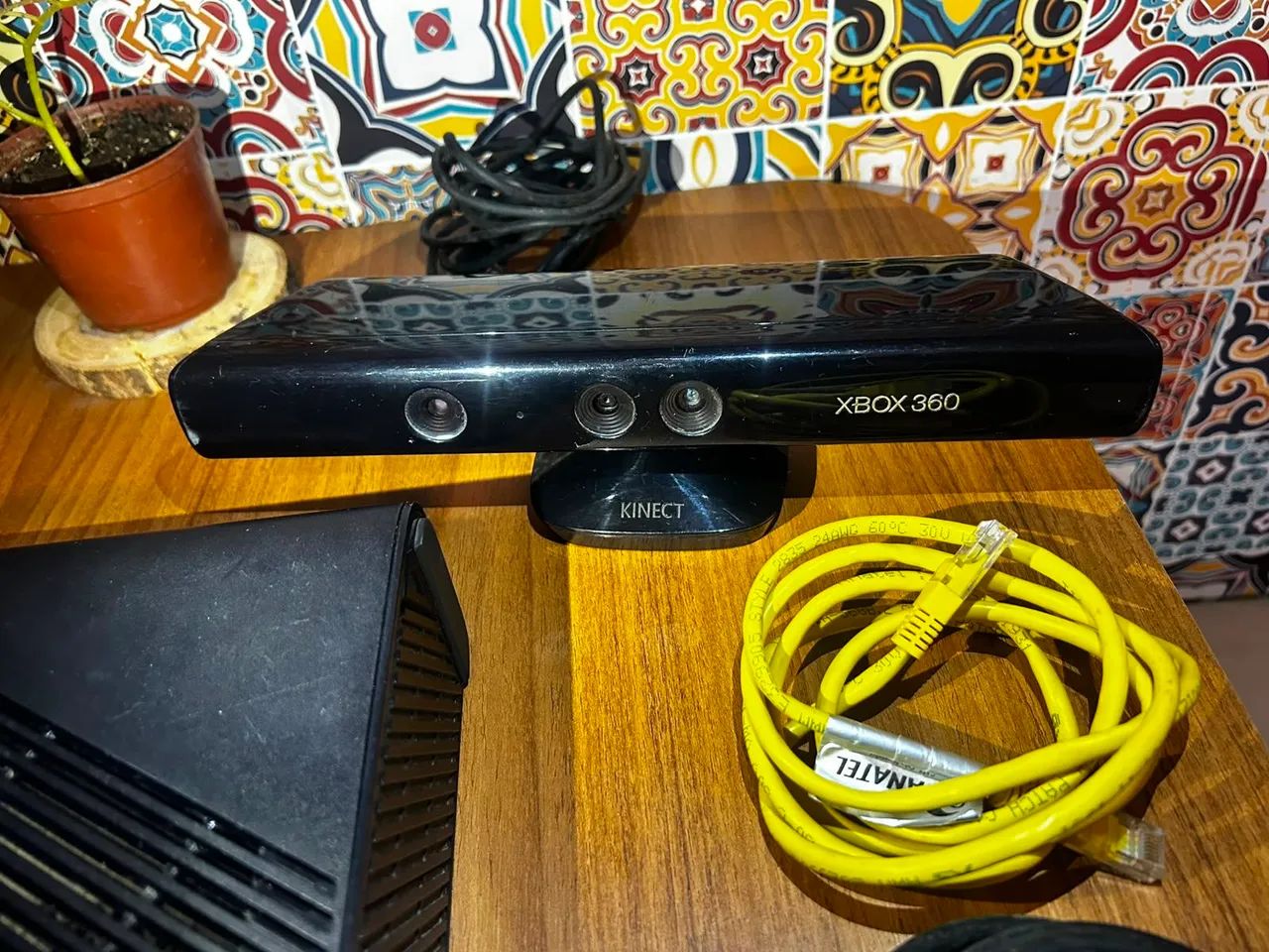 Xbox 360 Super Slim + Kinect + 2 Jogos Originais - Foto 2