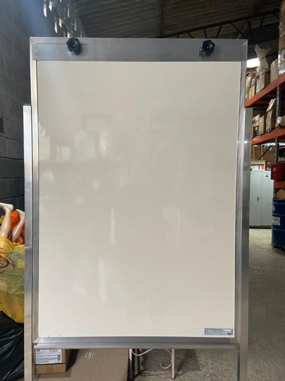 Quadro Branco Flip-Chart Board Net 100x70cm Com Rodas - Foto 3
