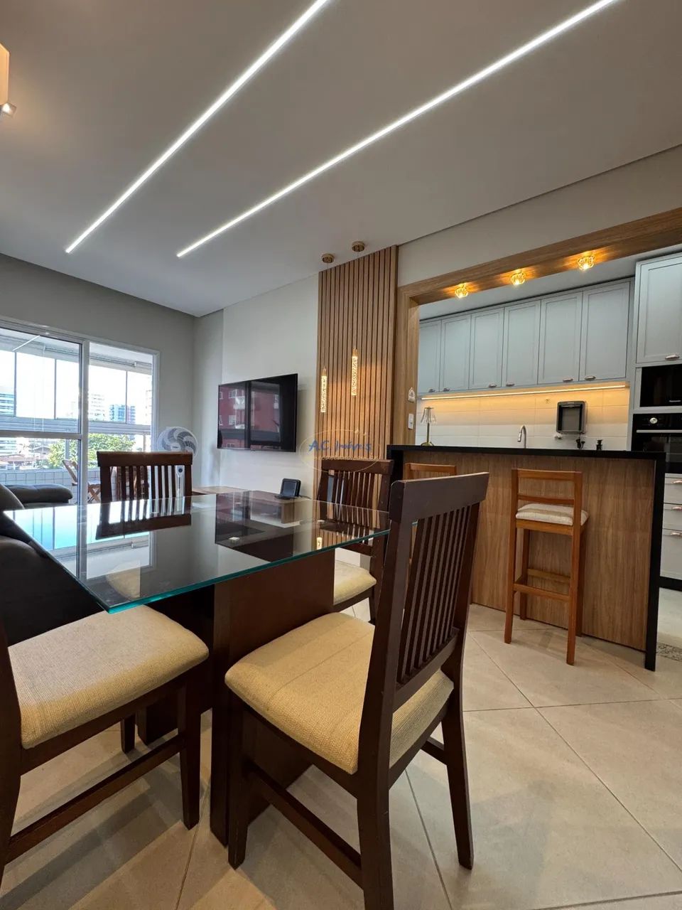Apartamento 2 dorms Mobiliado e com lazer em Cidade Ocian