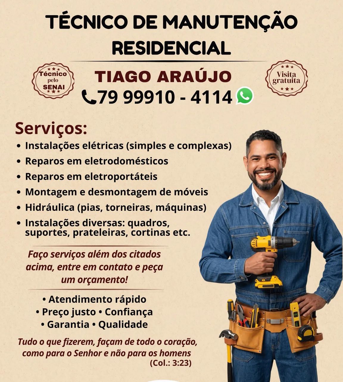 Técnico de manutenção residencial 