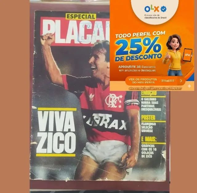 Revista Placar Especial Zico