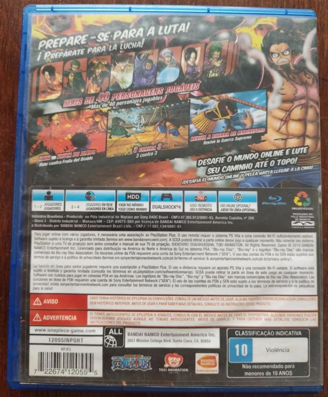 One Piece Burning Blood = R$: 150 - Foto 5