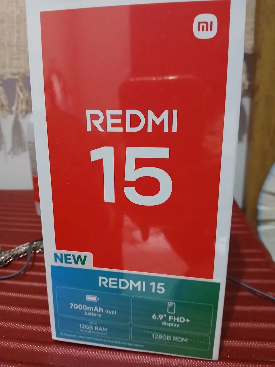 Vendo Celular Redmi 15  Black lacrado  - Foto 2