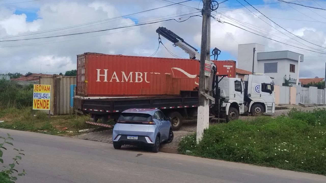 Container Marítimo - Frete e Carregamento por Nossa Conta