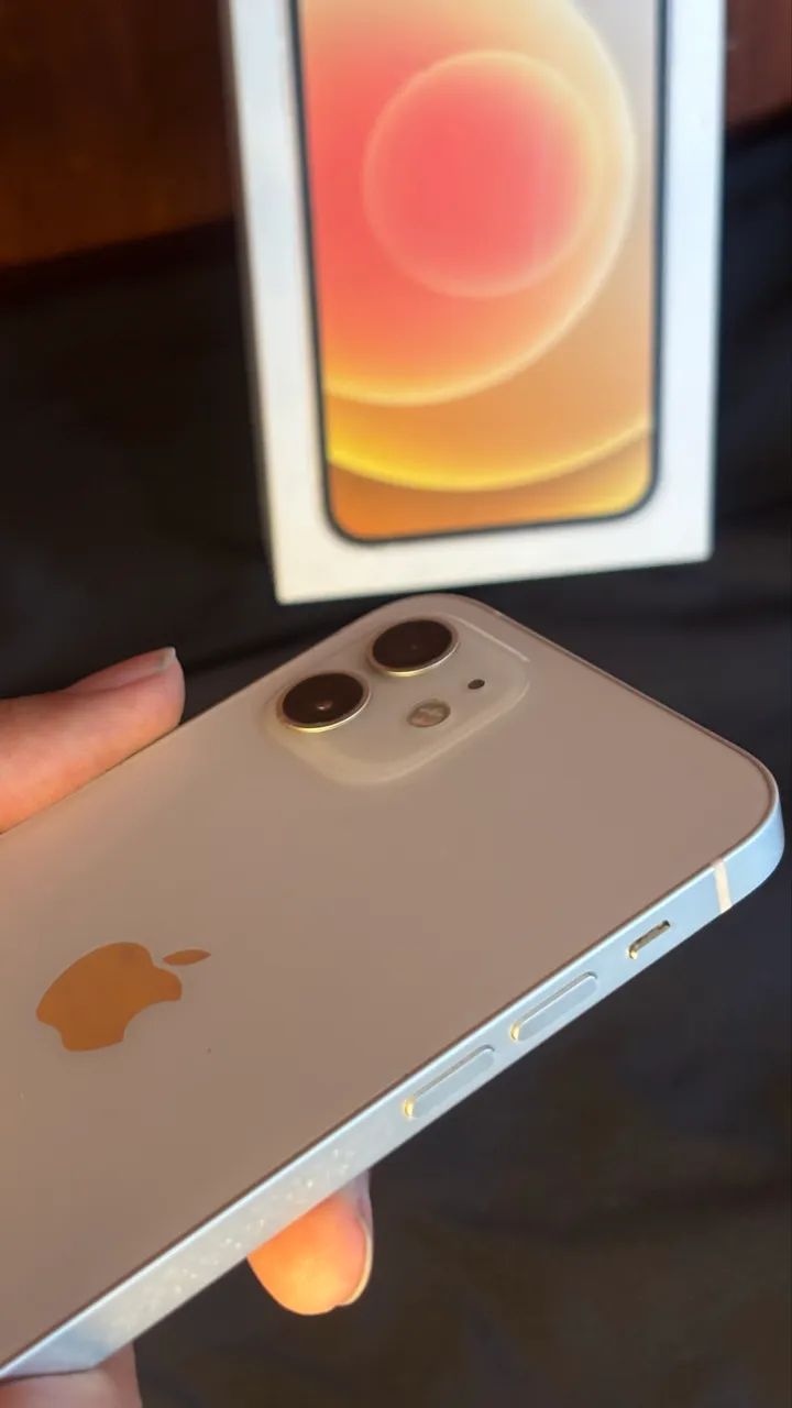iPhone 12 128GB Branco | Todo Original | Face ID OK | Muito Novo