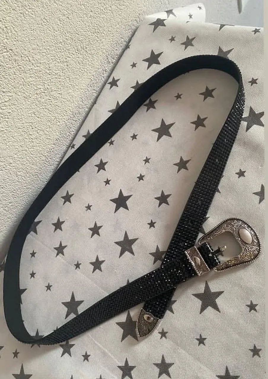 Cinto cowboy brilhoso