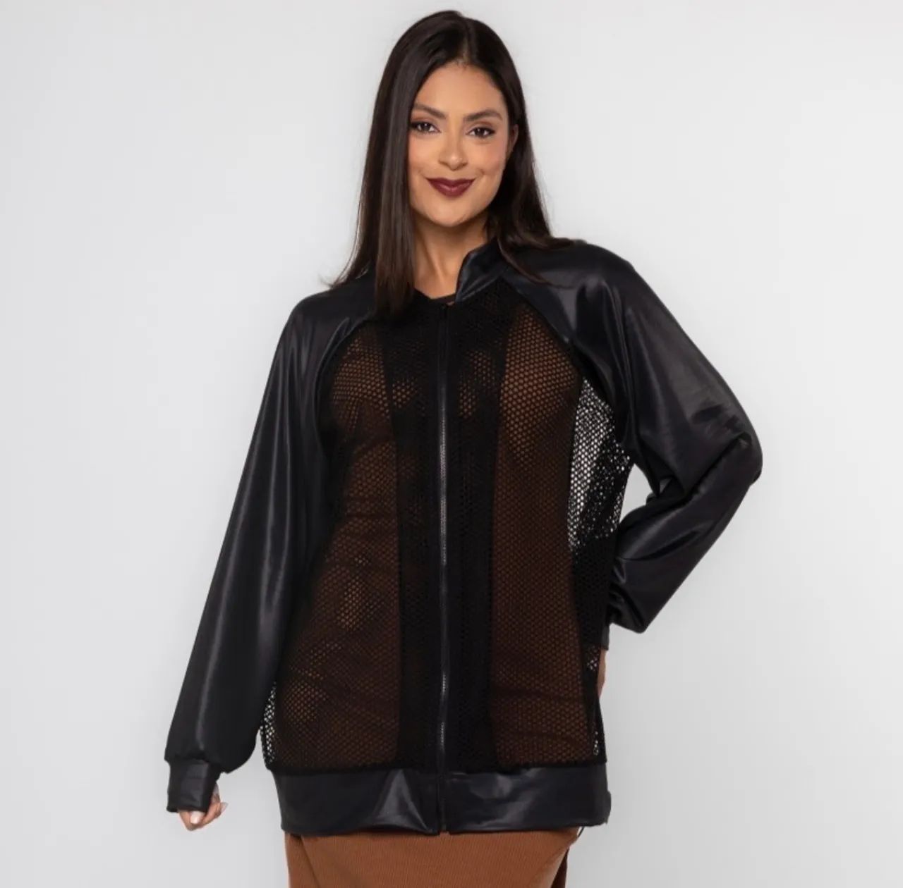 Jaqueta Bomber Glow Mesh D - Foto 4