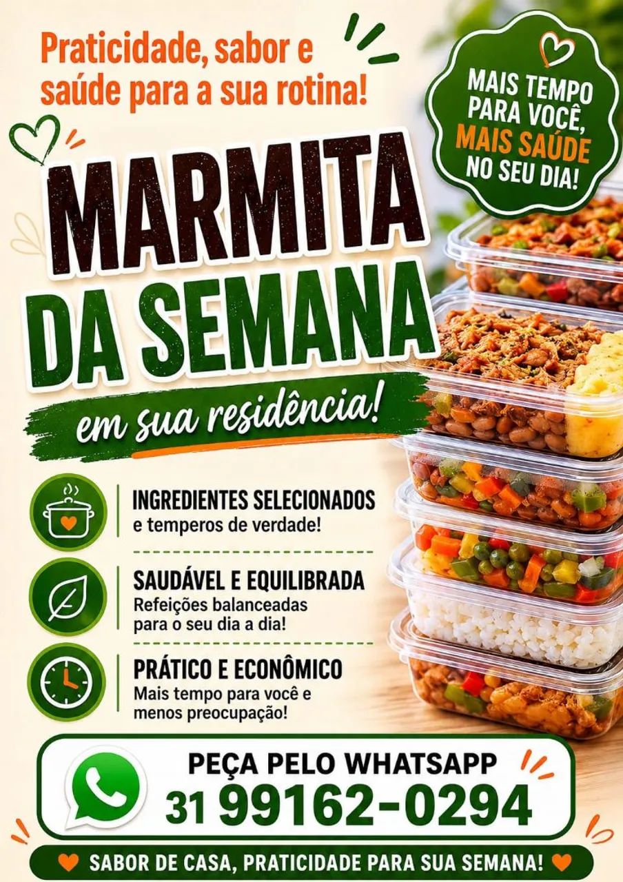 Faço marmitas na sua RESIDÊNCIA?