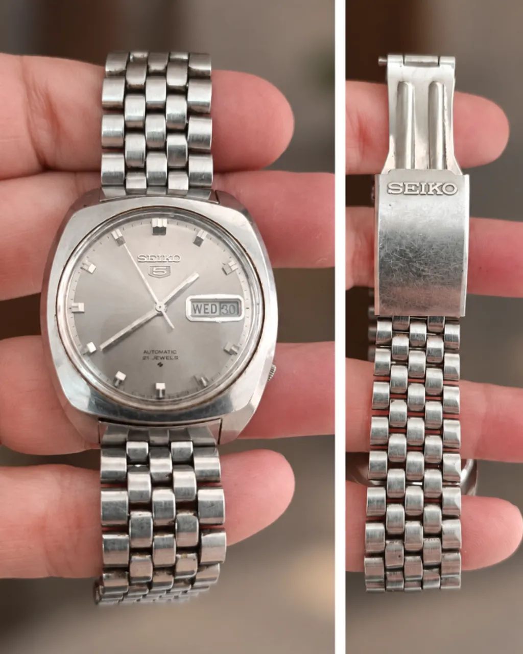 Relógio Seiko 5 Automático 6119-7100 - Junho de 1968