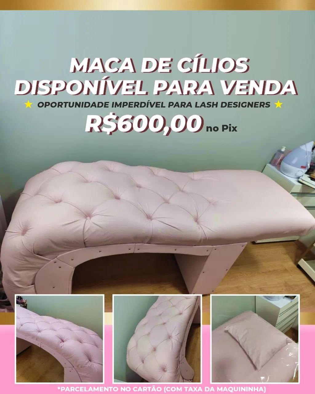 Maca para cílios courino lash designer