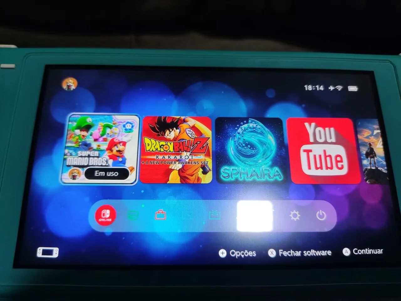 NINTENDO SWITCH LITE  TURQUESA  DESBLOQUEADO  - Foto 3