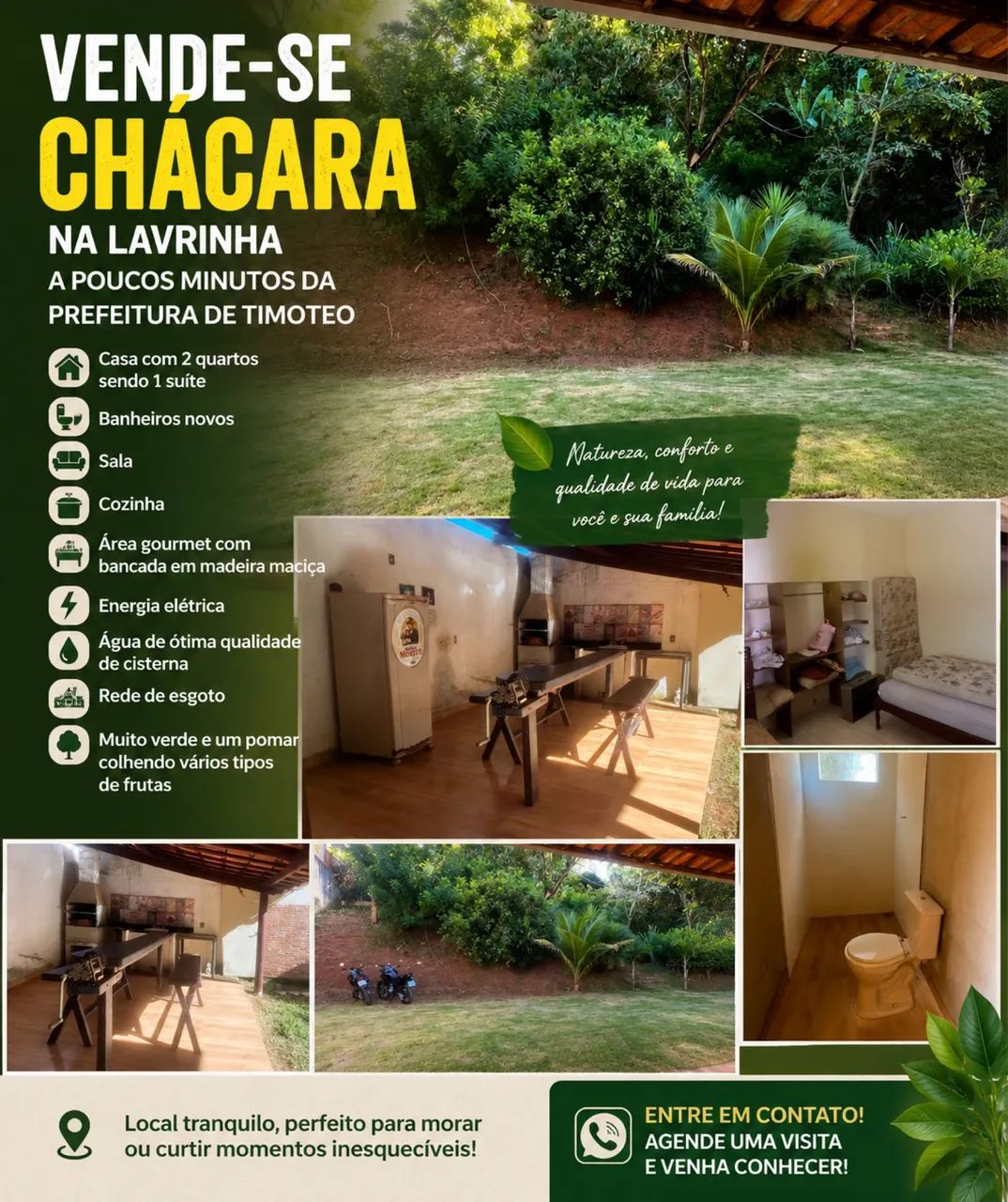 Chácara próxima a Timóteo