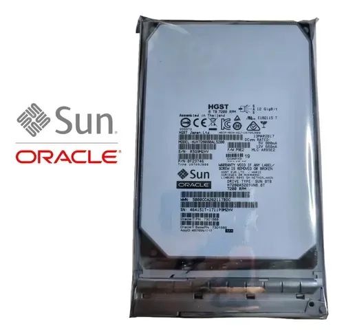 HD SAS Oracle - 8TB.   Pouquíssimo uso!