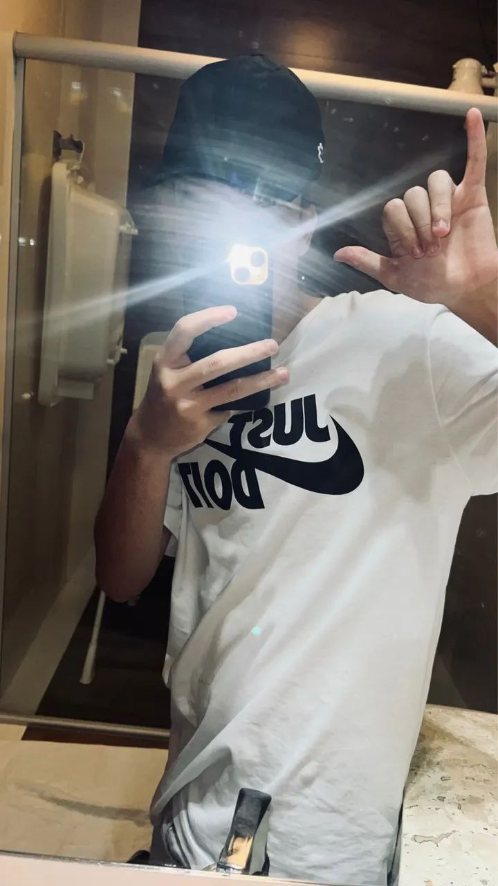 Camisa Just do it branca  - Foto 2
