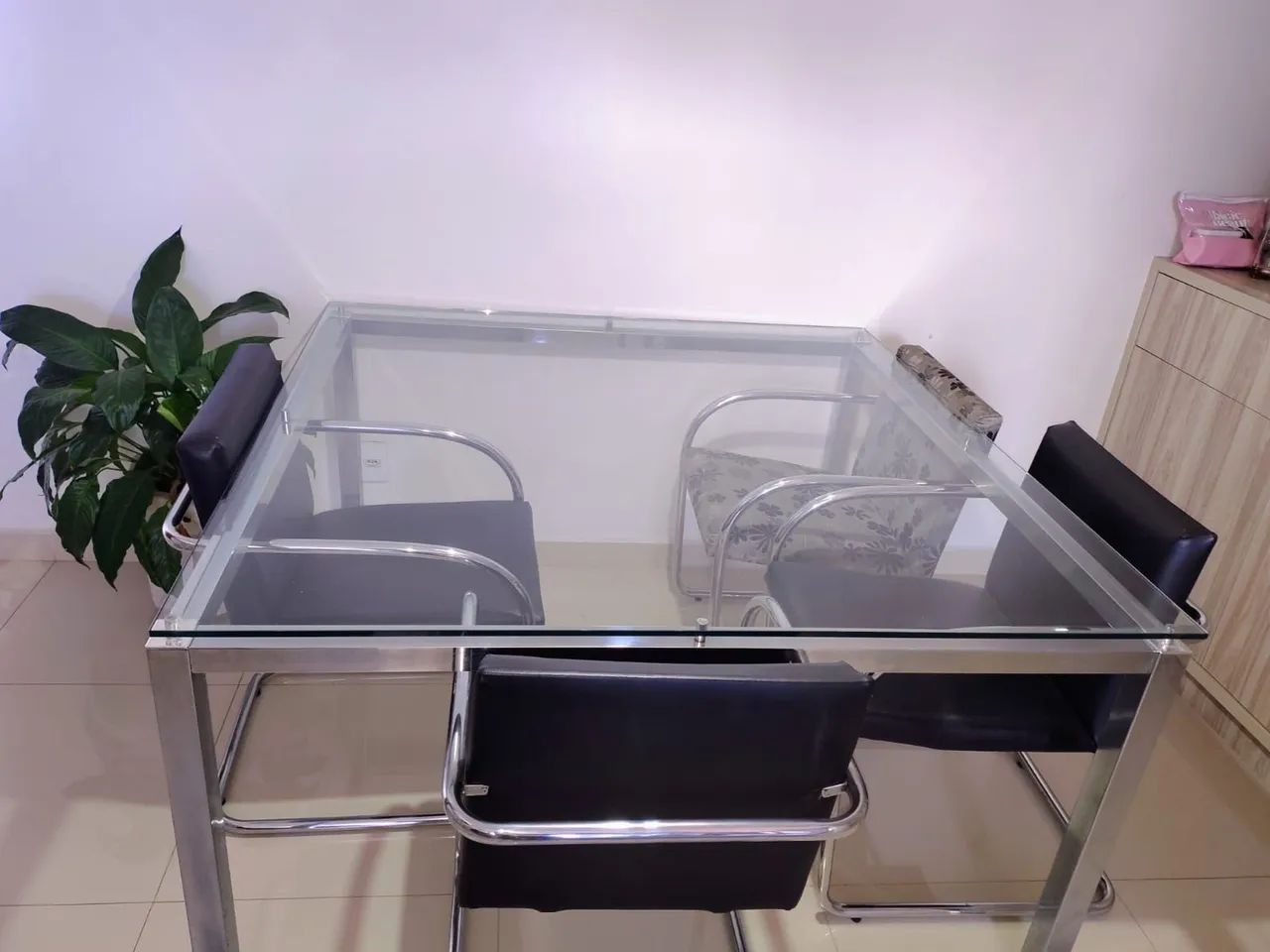Mesa de jantar Vidro