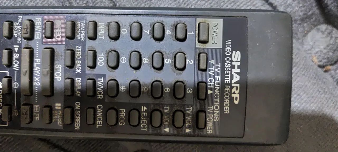 Controle Remoto Sharp Vídeo Cassete G1025GE - Foto 5
