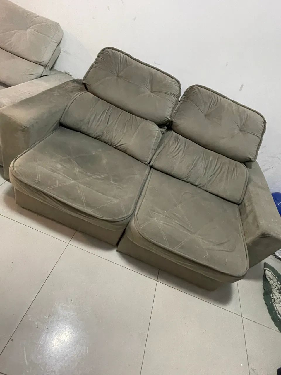SOFÁ retrátil e reclinável 3 lugares 