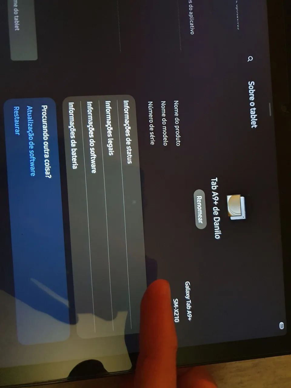 Samsung tab A9+ 128Gb e 8Gb de ram. importado. - Foto 5