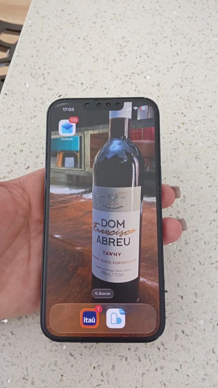 iPhone 13 azul com 256g único dono  - Foto 2