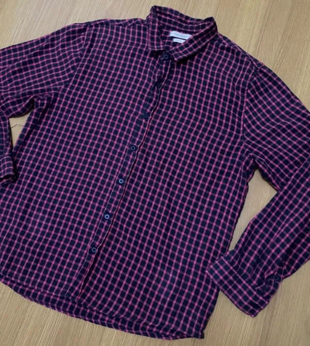 camisa xadrez explorer azul e rosa - Foto 5