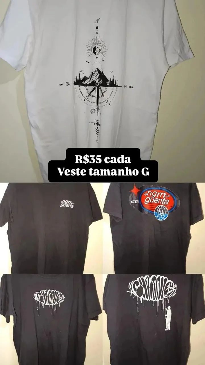 Camiseta Chronic tamanho G