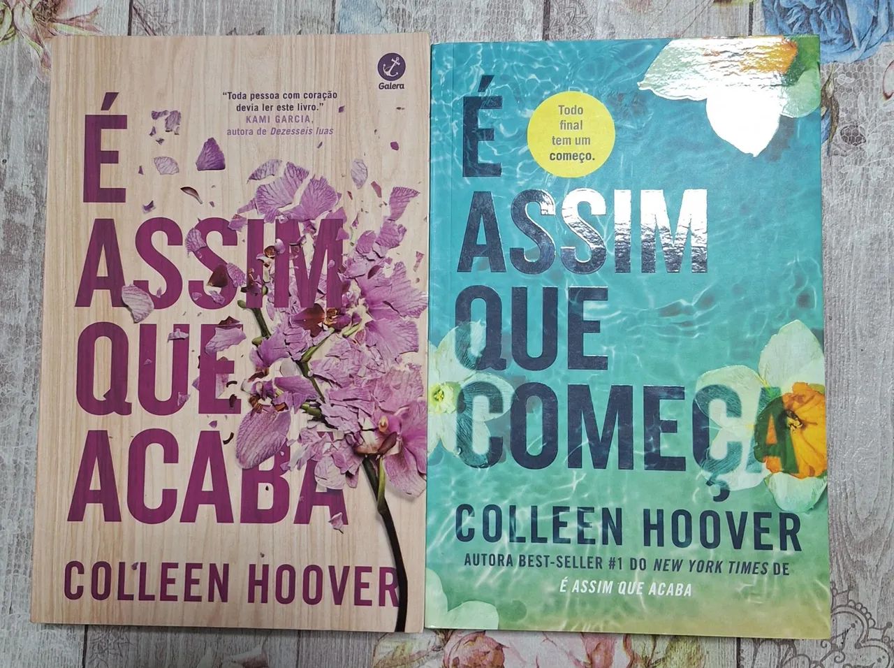 Livros É Assim que acaba e É assim que começa 