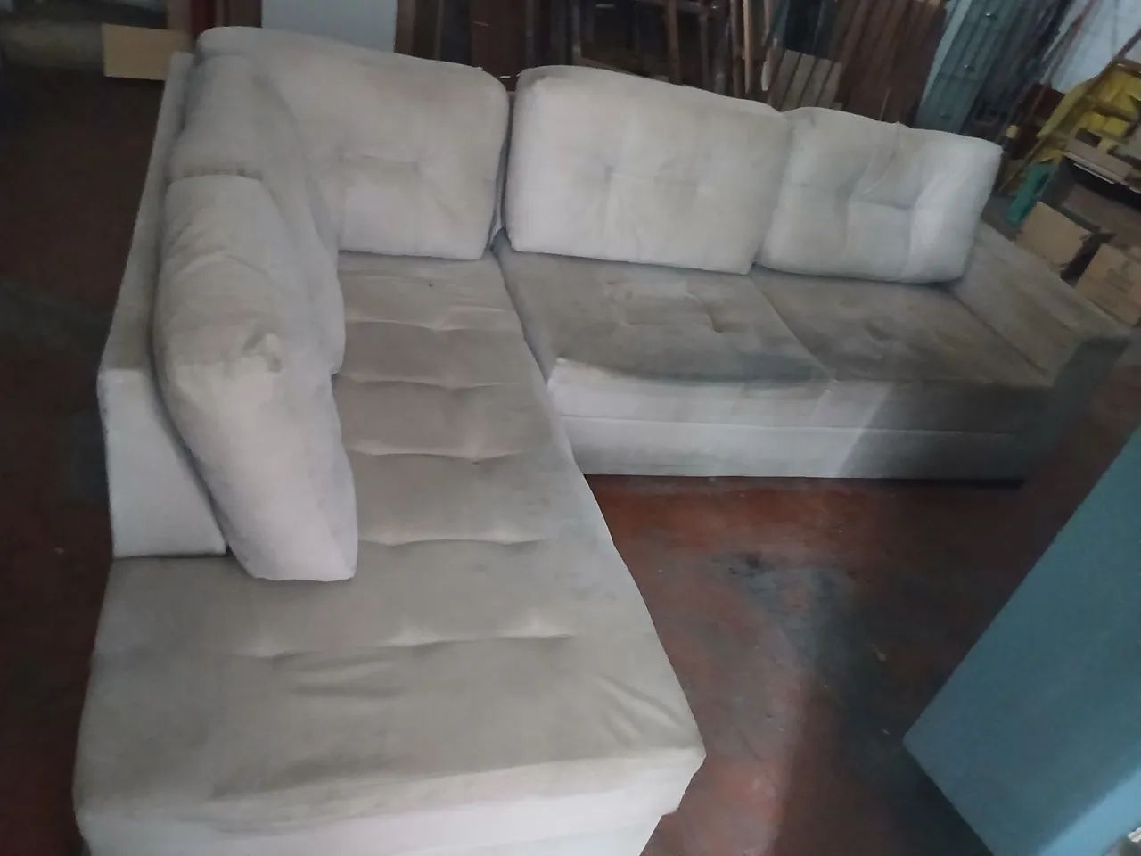 Sofá com Chaise Usado - Foto 5