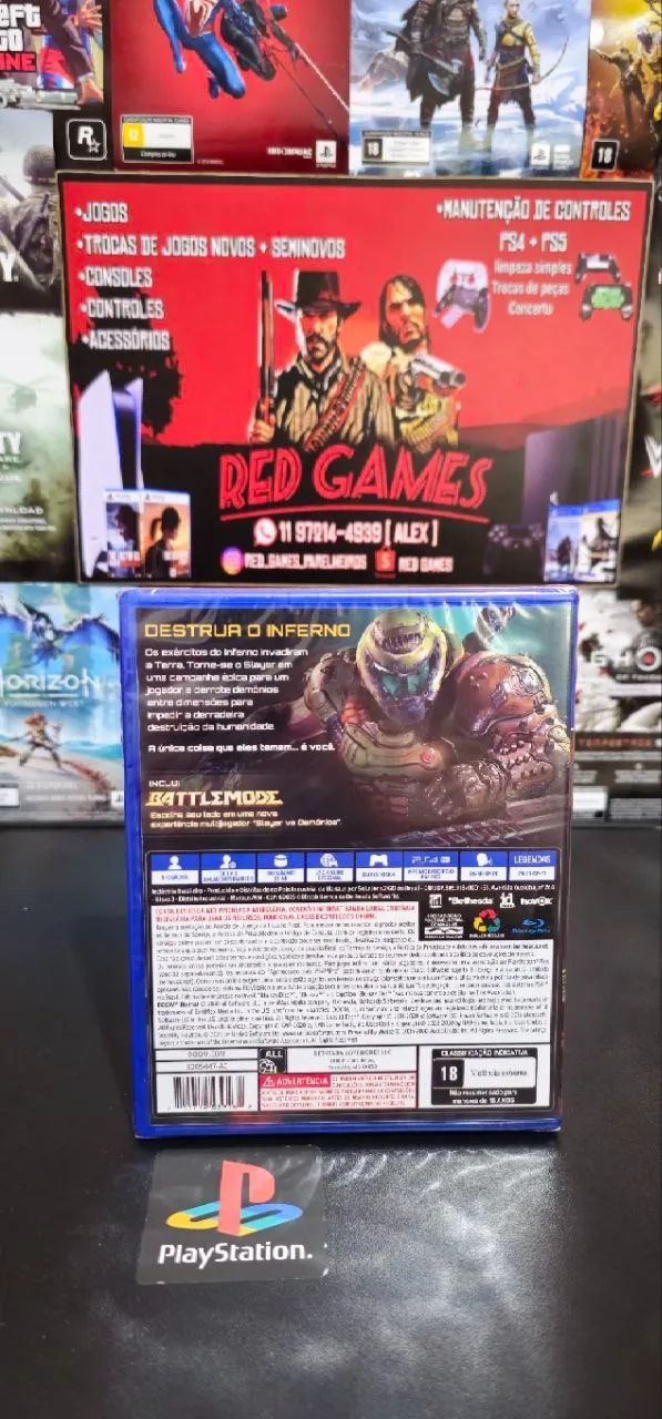 DOOM ETERNAL NOVO PS4 - Foto 2