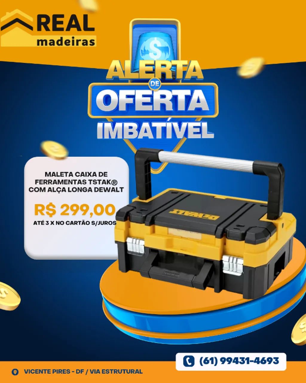 CAIXA COM ALÇA LONGA  TSTAK®