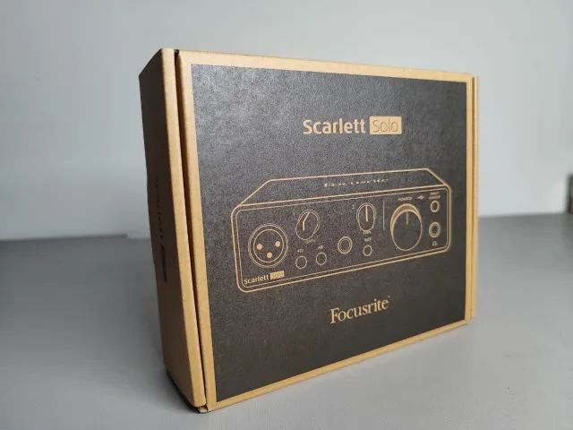 FOCUSRITE SCARLETT SOLO 3RD GEN NOVA. - Equipamentos e Acessórios