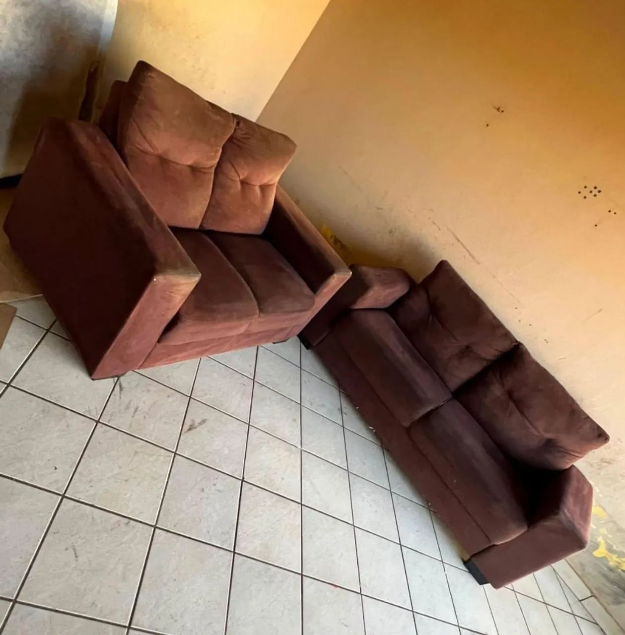 Conjunto de sofas. Entrego Uberlândia. 380,00.  - Foto 2