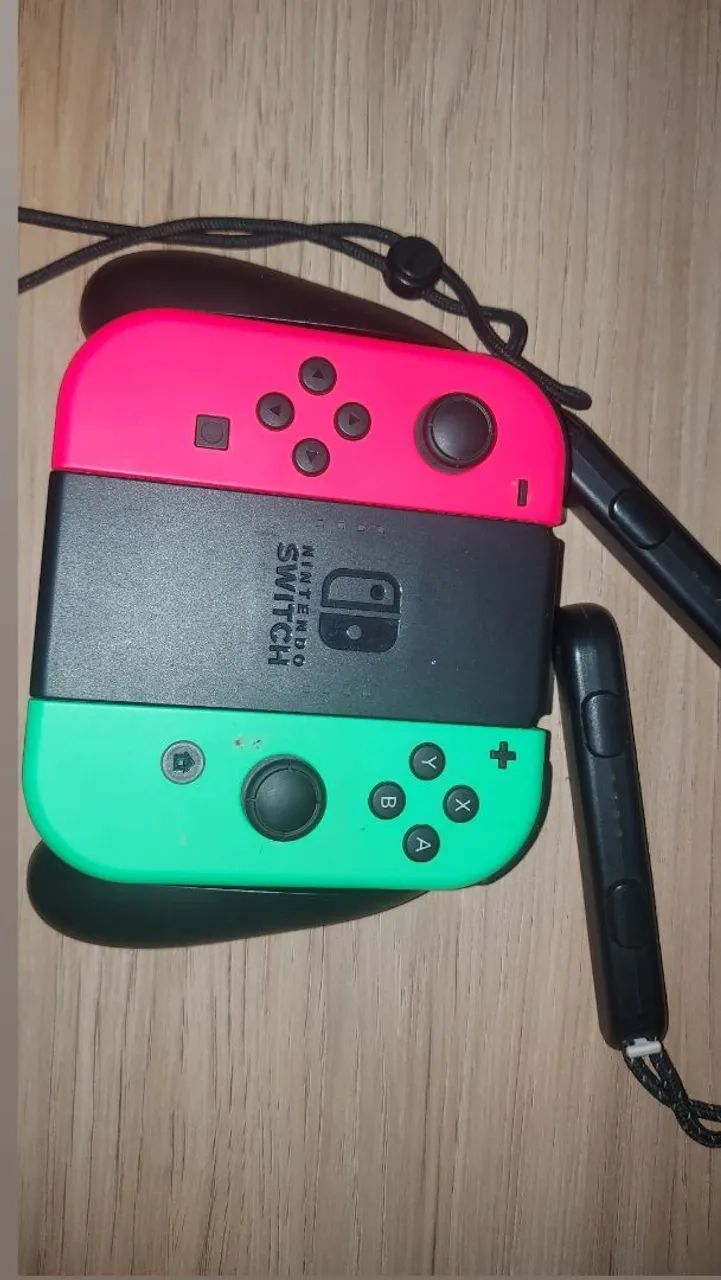 Joy-Cons verde e vermelho - Foto 3