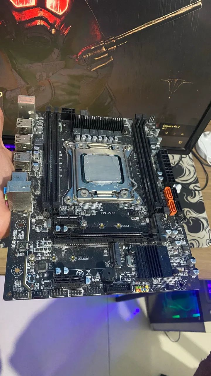 Kit xeon placa mãe e processador E5 2640 v3