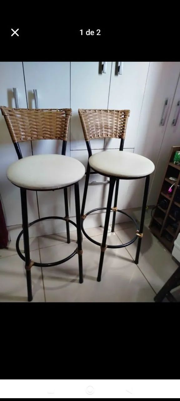 Banquetas cadeiras  - Foto 2