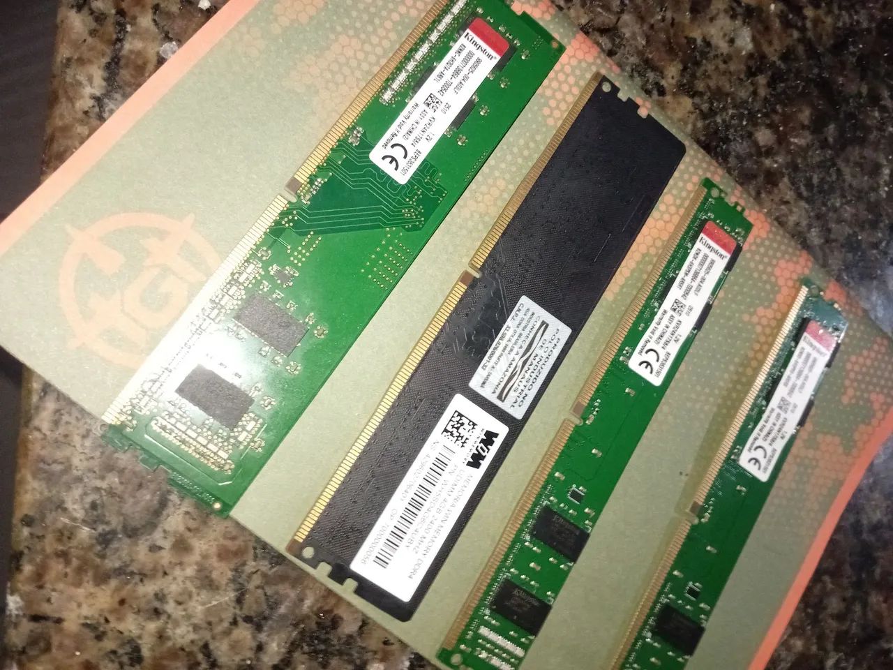 Memorias ram kingston ddr4 4 gb