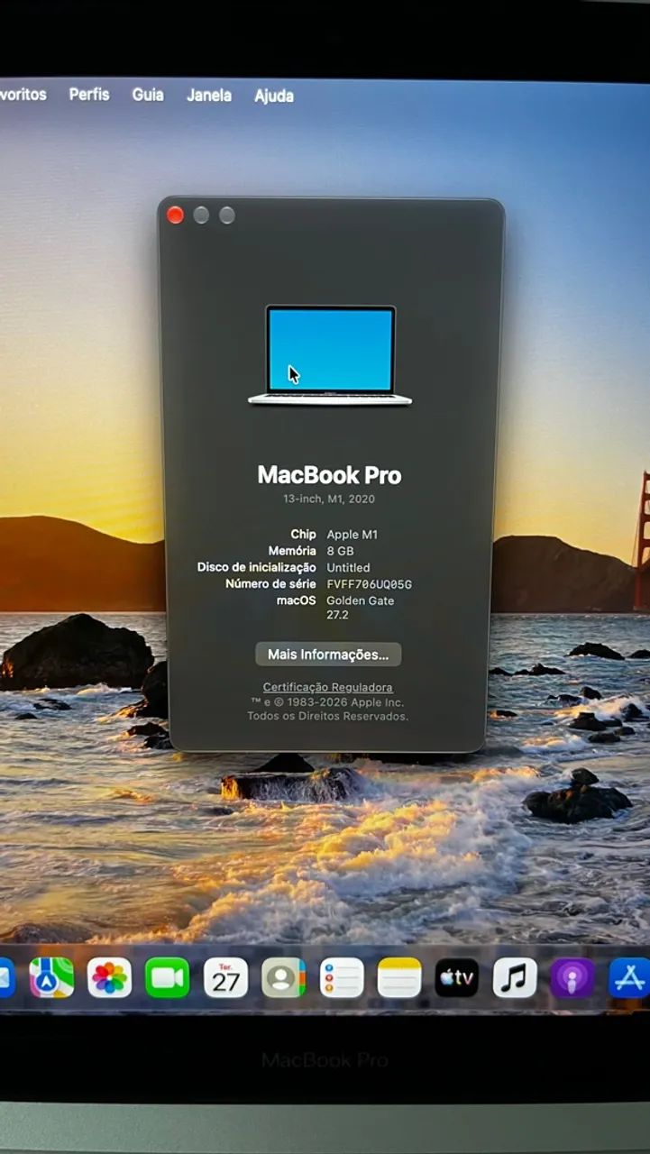 MacBook Pro 13" M1 (TouchBar), prata, 8 GB/256 - Foto 5