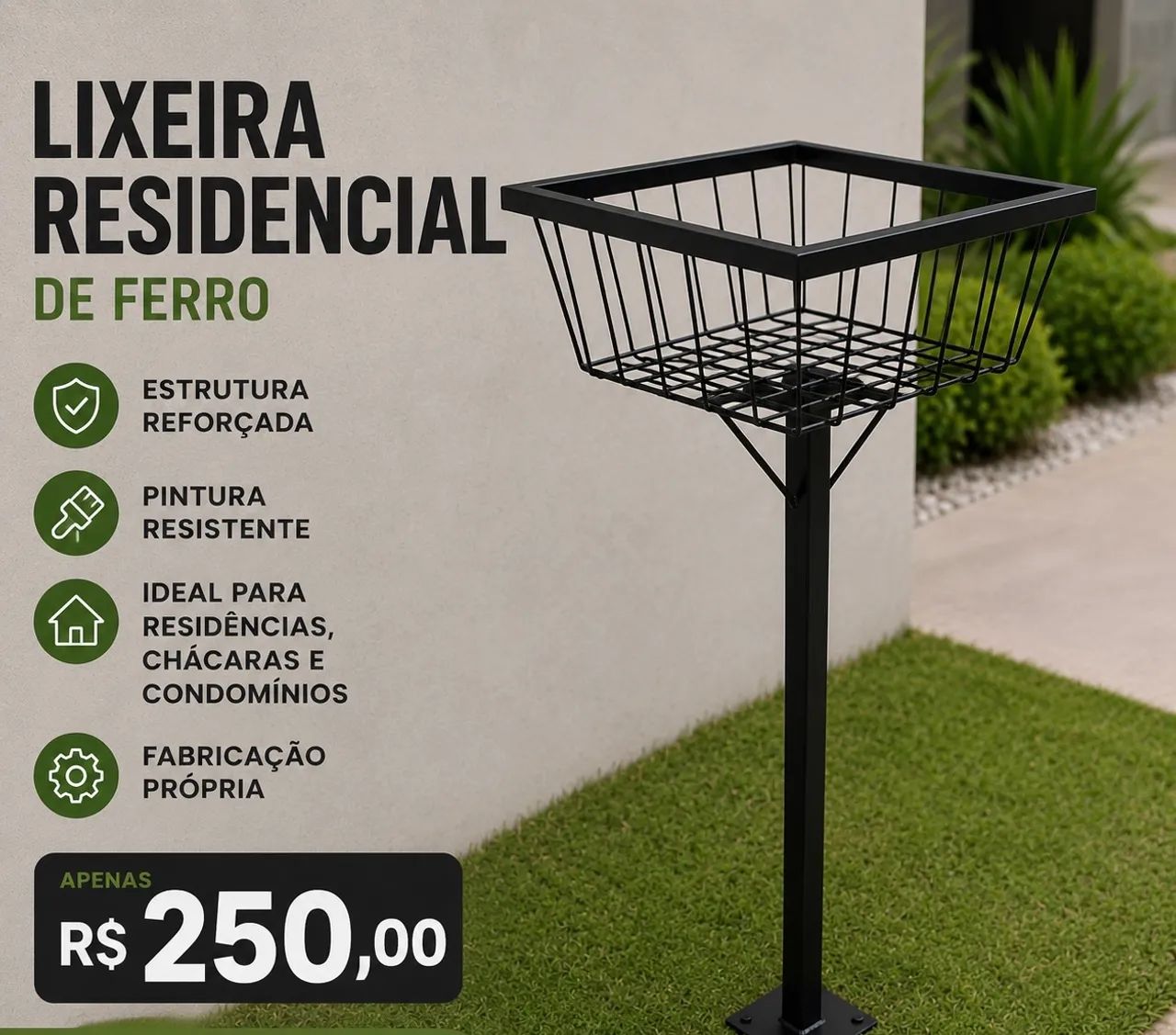 Lixeira residencial 