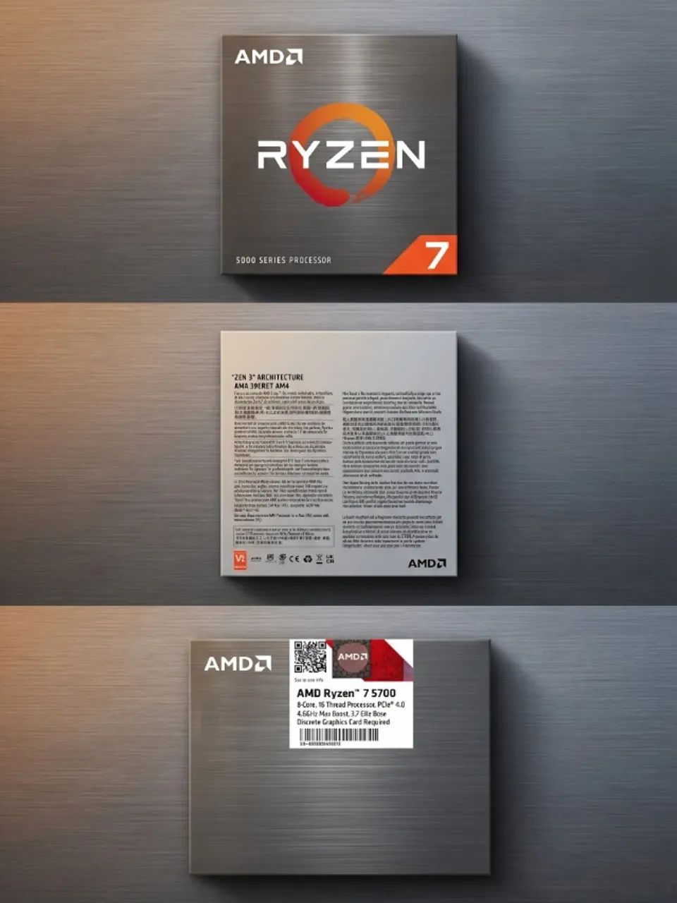 Processador AMD Ryzen 7 5700 - Foto 2