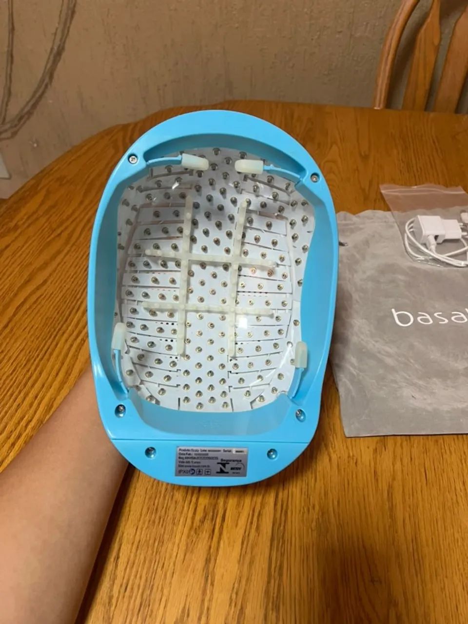CAPACETE A LASER PARA QUEDA DE CABELOS BASALL - Foto 3